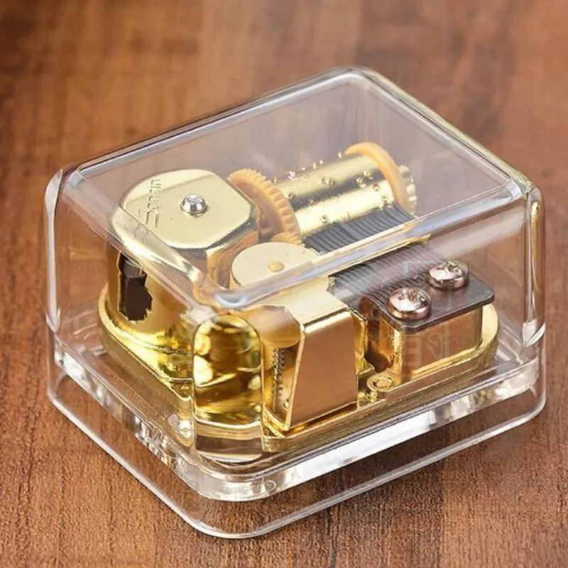 Прозрачная музыкальная шкатулка Небесный Город креативный подарок для детей на