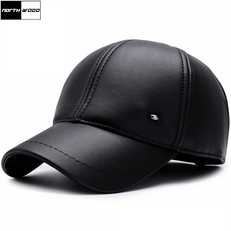 [NORTHWOOD] бренд Бейсбол Кепки Для мужчин из искусственной кожи зимние Snapback хип хоп