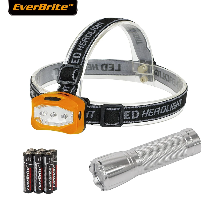 Everbrite светодиодный фонарик и головной свет 50 люмен Открытый кемпинг набор 2 шт|lumen
