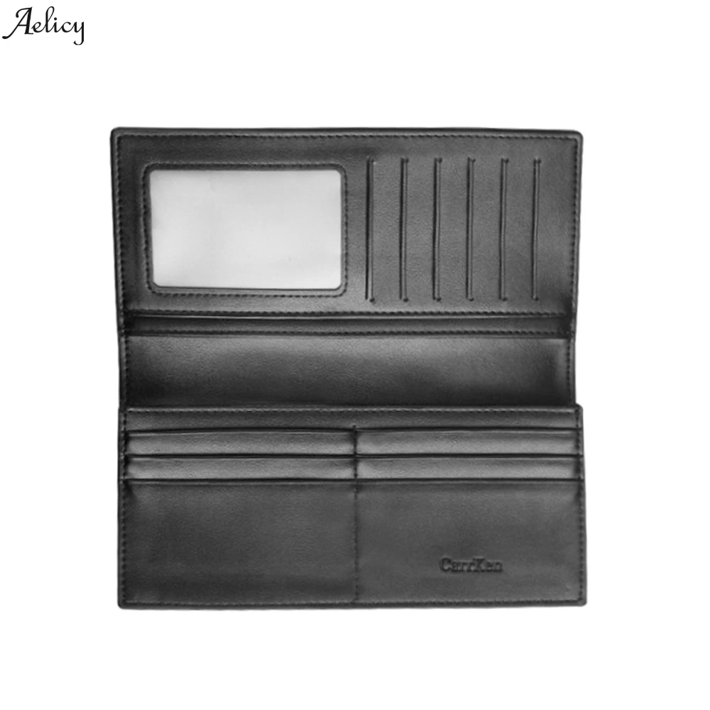 High Quality PU Patchwork Mini New Men Fashion Solid Color Open Multi Card Position Wallet Interior Zipper Pocket Square 2019 | Багаж и