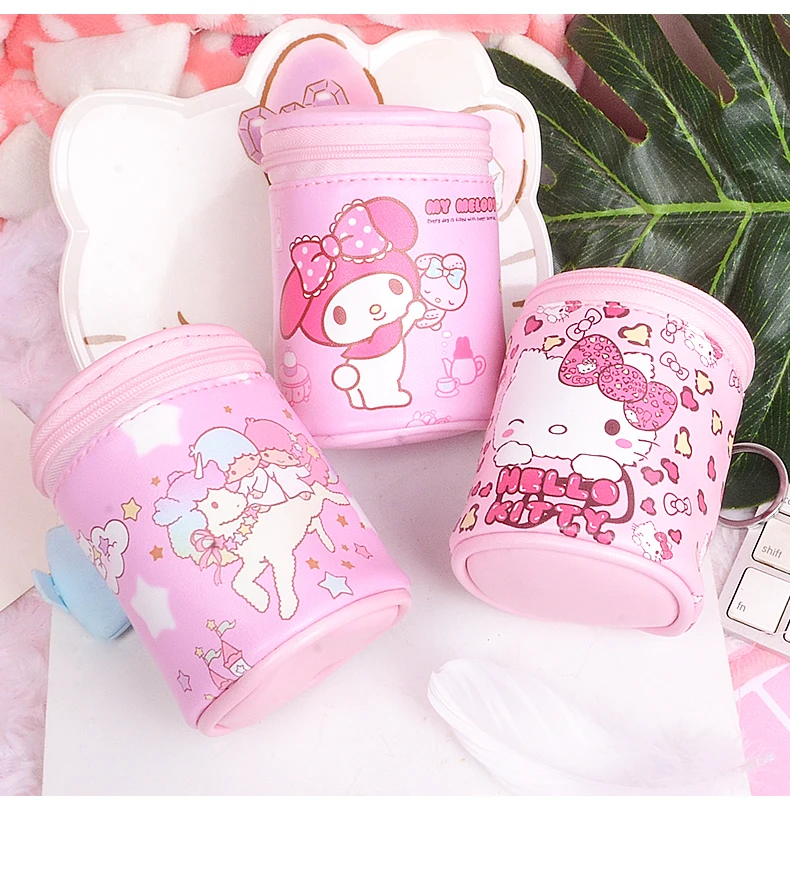 5 шт мультфильм KT Melody Две звезды PU кожа офисный стол сумка для хранения монет кошелек