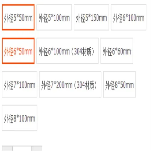 Для одной головки маленькая стальная трубка из нержавеющей стали датчик корпуса