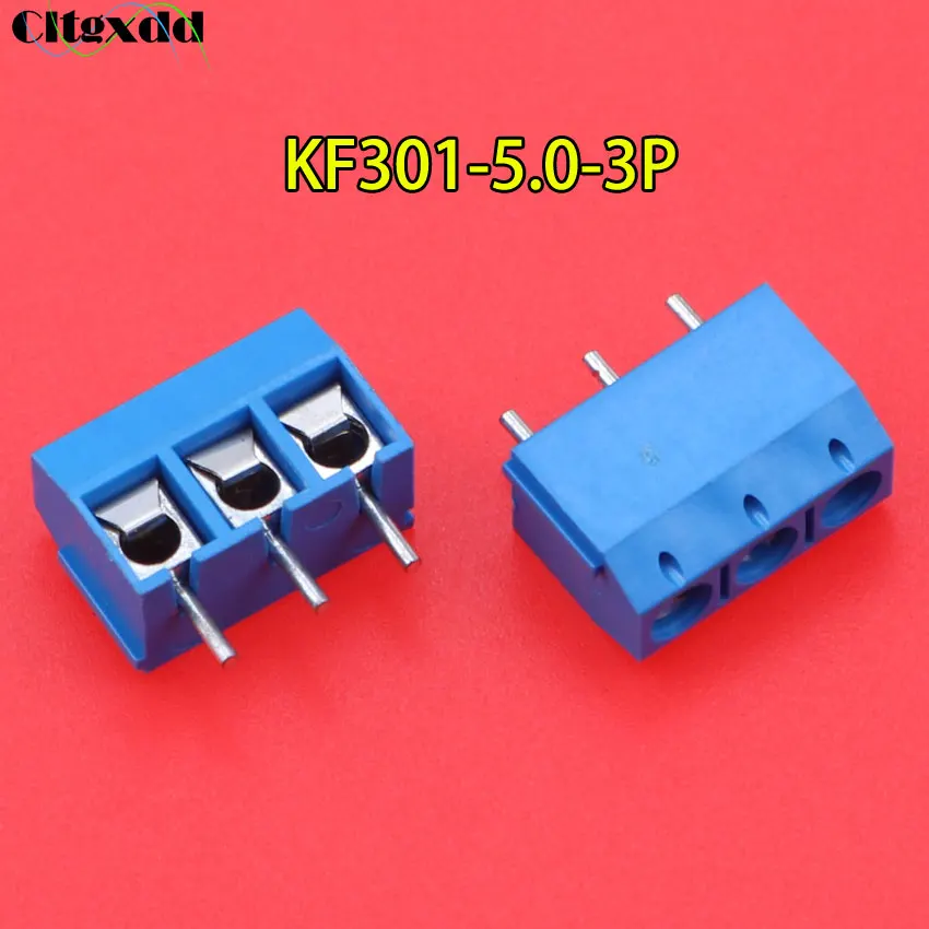 1 шт. KF103 KF126 KF127 KF128 KF129 KF300 KF301 2P 3P винт 2Pin 3Pin 5 0 мм прямой контакт PCB винтовая Клеммная