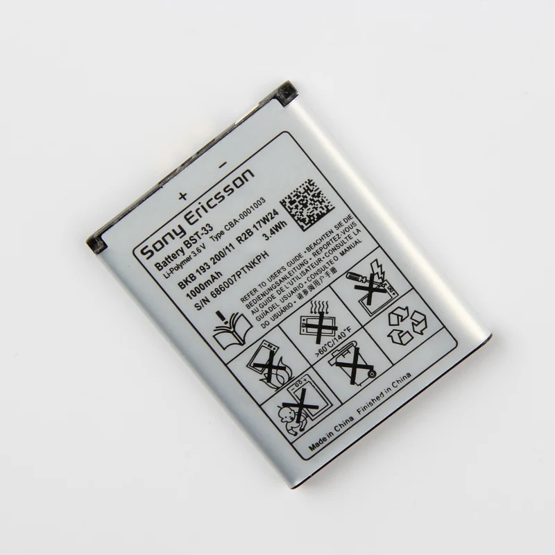 Оригинальный аккумулятор для телефона Sony Ericsson K790i K800 K800i K810 K810i K530 K550 K630 K660i K790 1000
