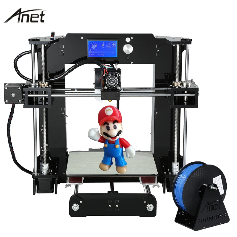 Anet Upgrade автоматическое выравнивание A6 A8 Impresora 3d принтер Reprap i3 imprimante 3D DIY комплект