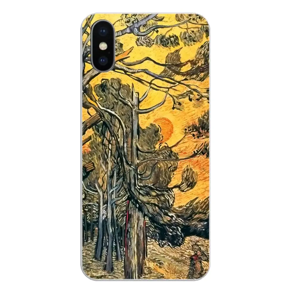 Soft Transparent Cases Covers starry night Space Van Gogh Art Print For Motorola Moto X4 E4 E5 G5 G5S G6 Z Z3 G3 C Play Plus |