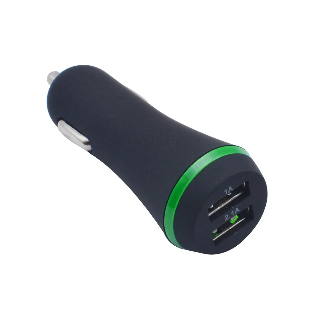 Франшиза сторона двойной USB 2 порт свет автомобильное зарядное устройство