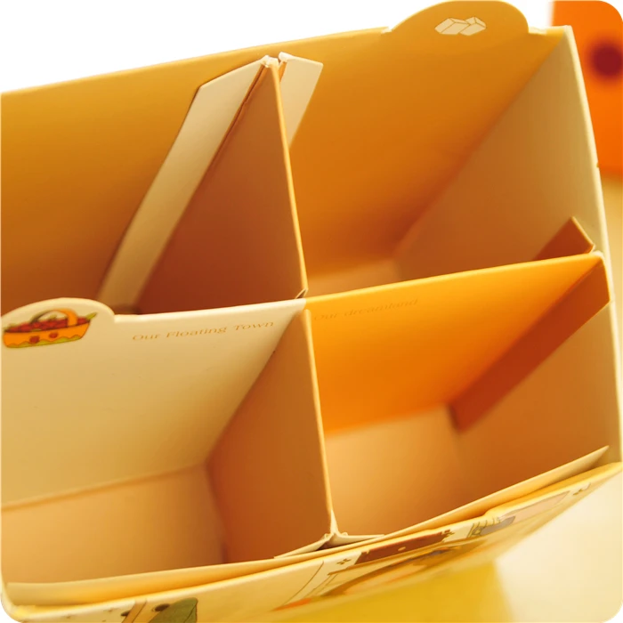 Бумажная настольная ручка сделай сам коробка для хранения мелочей косметика