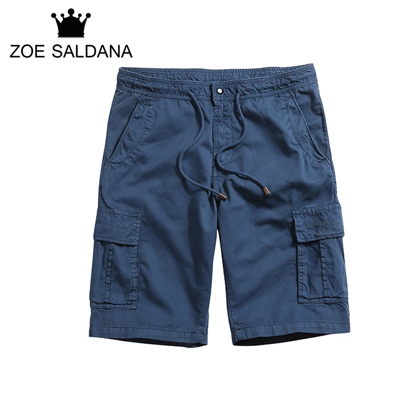 Зои салдана Лето 2017 г. Новое поступление хлопок Шорты для женщин галстук веревки