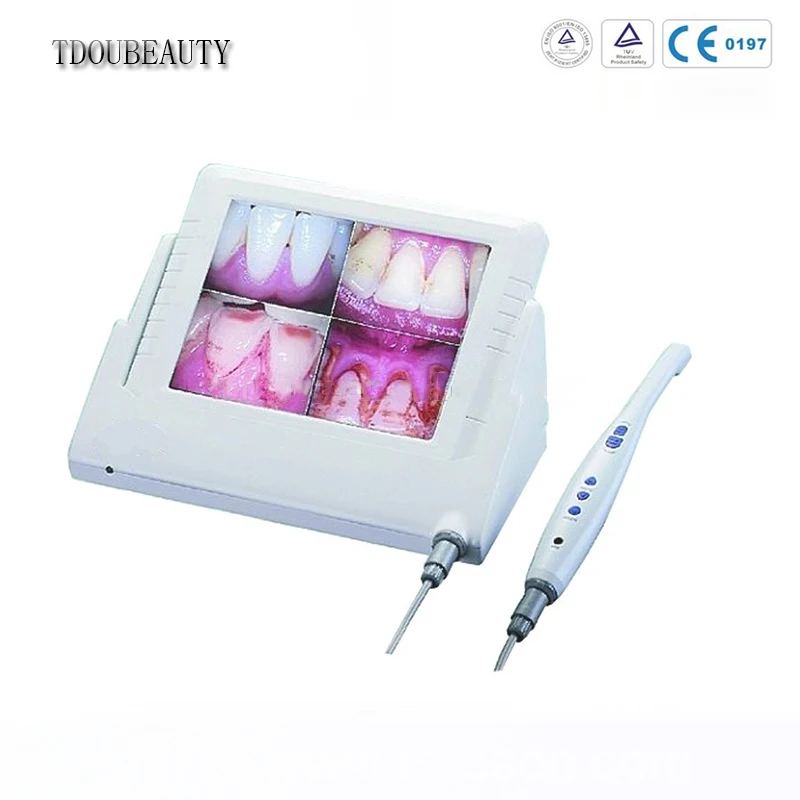 2021 Новый TDOUBEAUTY Проводной CMOS Интраоральная Камера 8 дюймов ЖК дисплей для контроля