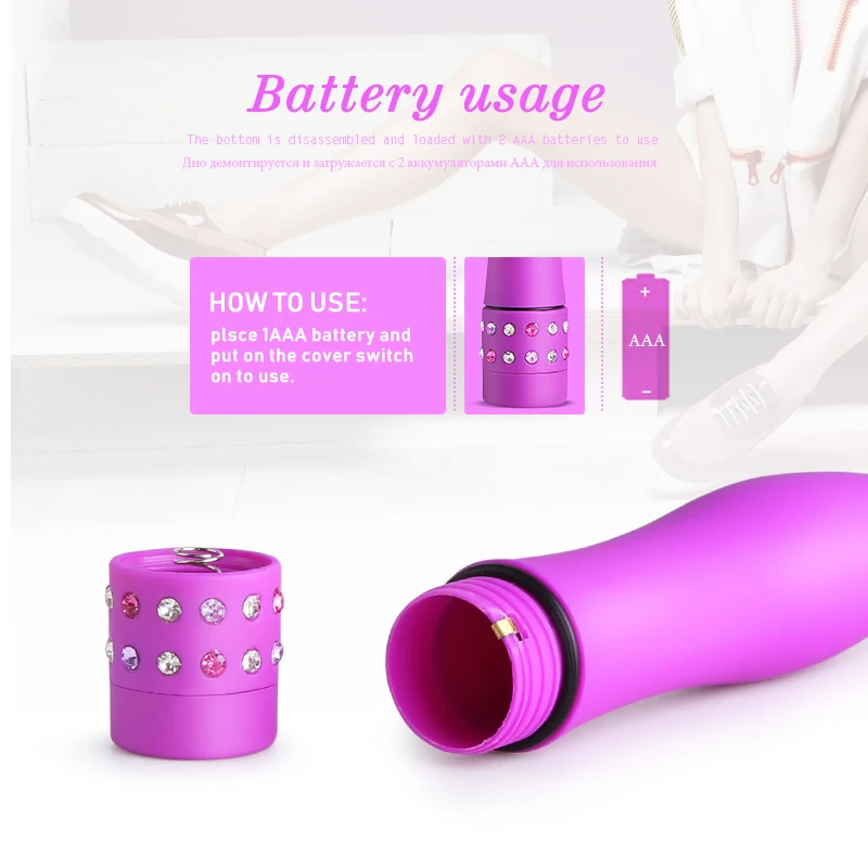 Мощный вибратор точки G мульти скоростей фаллоимитатор мини пуля AV палочка