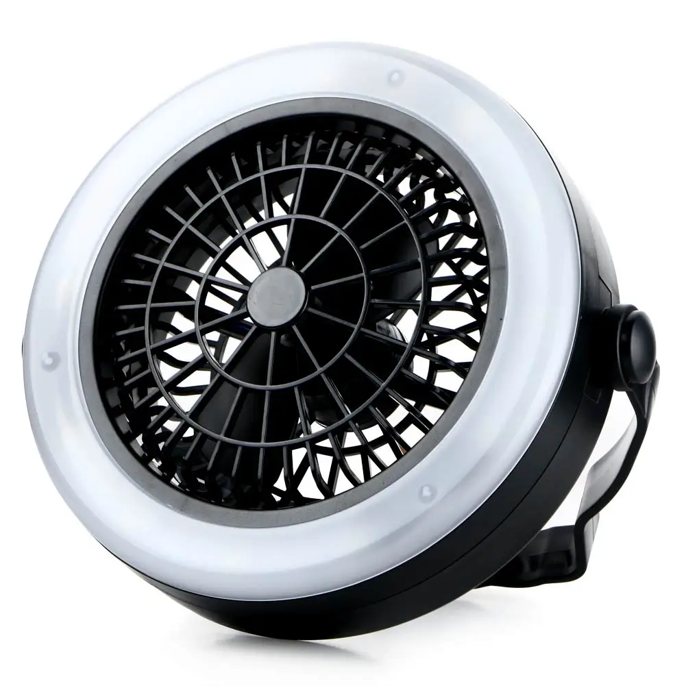 Portable Water Liquid Cooling LED Fan Light Lantern Tent Lamp with Hook 3 Mode for AA Battery Outdoor Camping Travel | Лампы и