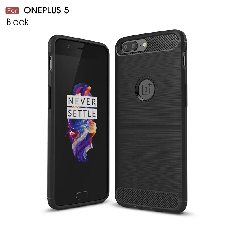 COOKZU Oneplus 6 Case Cover 5 5T Pro Carbon Fiber Back Soft TPU Silicon for One plus Full Coque | Мобильные телефоны и