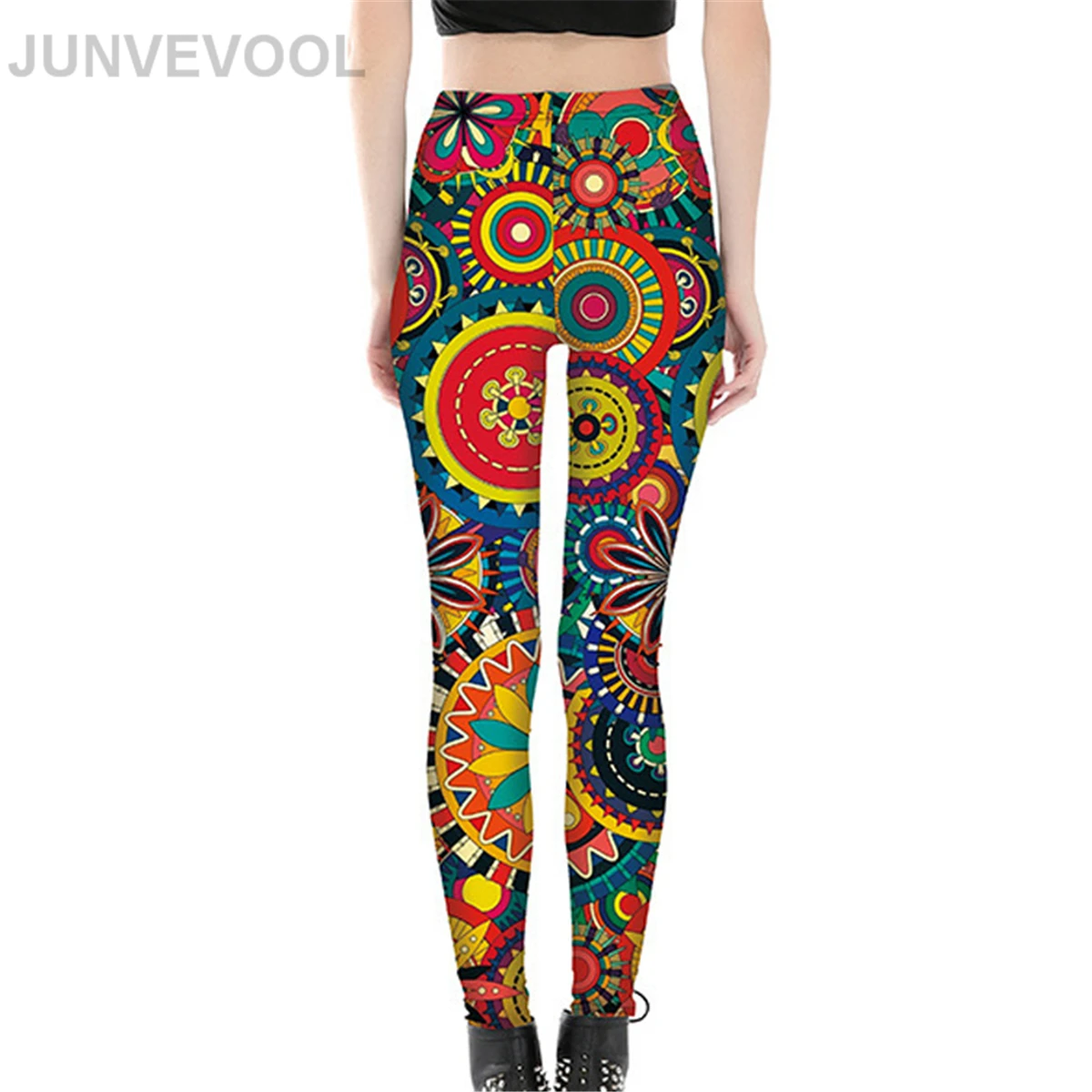 Ретро Модные Легинсы женские брюки Капри фитнес горячая Распродажа 3D Леггинсы