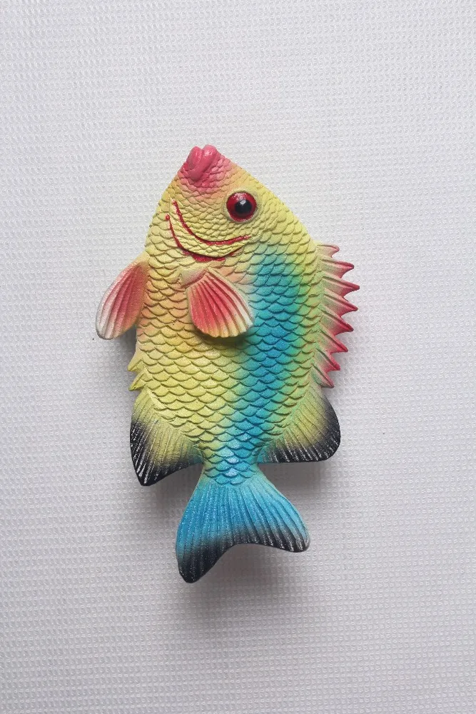 Магнитный сувенир на холодильник прямая продажа украшение для дома в виде рыбы |