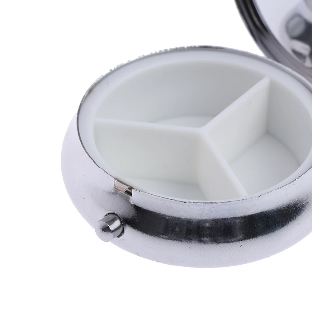 1 шт. металлический складной органайзер для лекарств портативная коробка