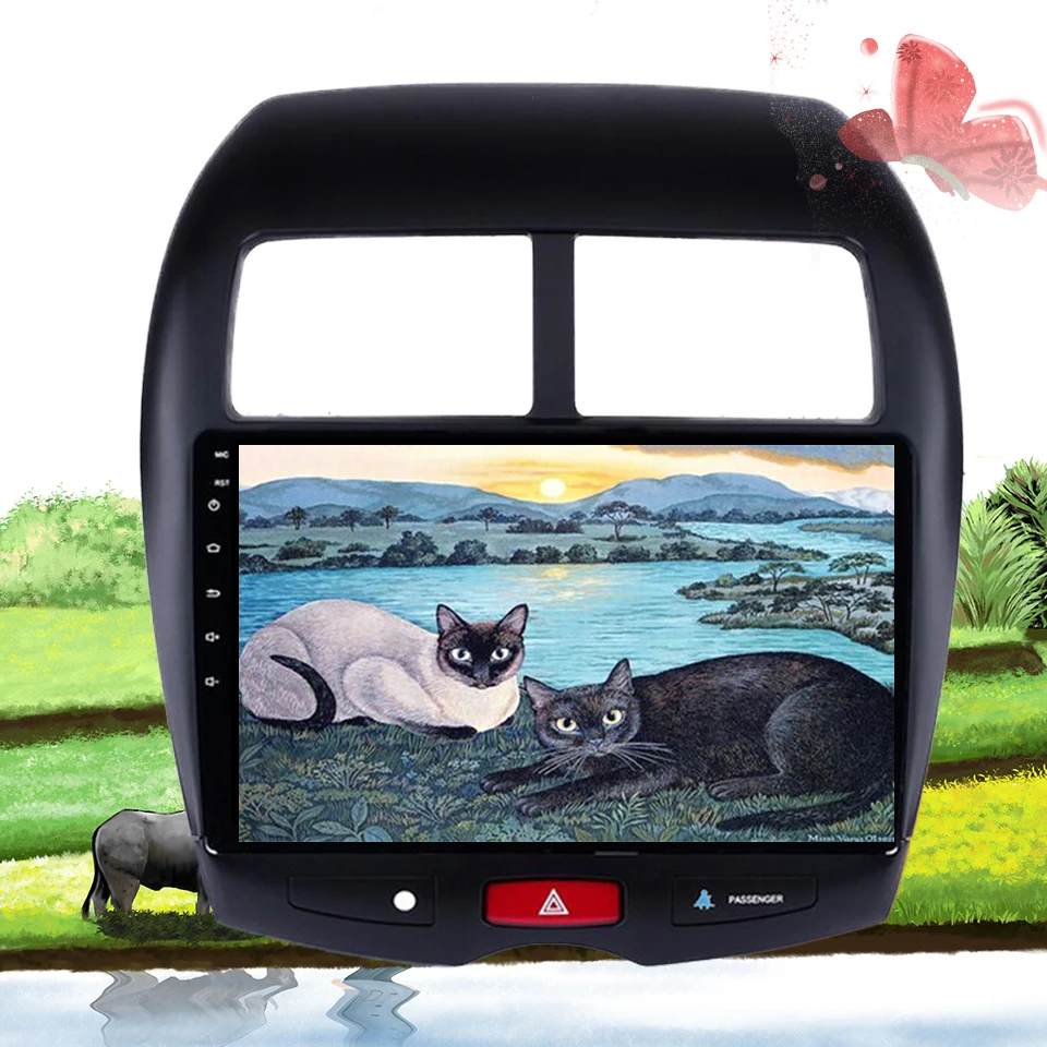 IPS Octa core Android автомобильный dvd для Mitsubishi ASX 2010 2018 2019 с gps навигацией Радио Видео