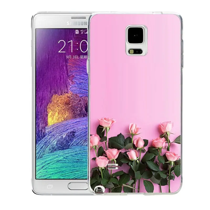 Qmswei мягкий чехол для телефона из ТПУ samsung Note5 S8 s6 s7 edge s4 s5 s3 C5 C9 note3 note4 S9plus Флора Луна