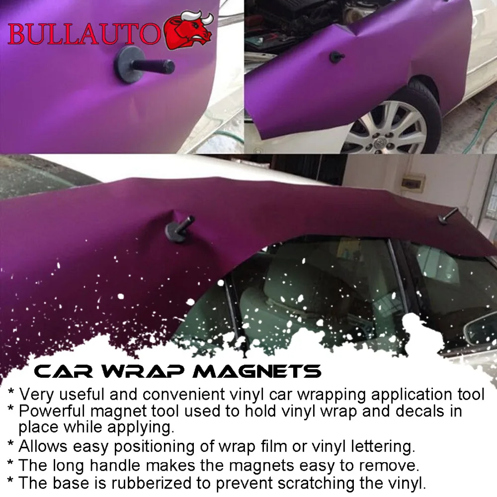 

4PCS Vinyl Gripper Magnets Holder Vehicle Sign Making Decal Wrapping Application