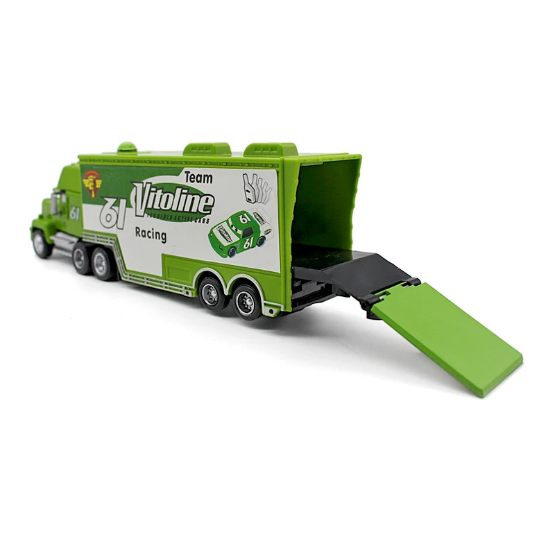 Disney Pixar Cars Lightning Mcqueen Jackson Storm 2 шт./лот No.61 Mack Uncle Truck Vitonline металлическая Игрушечная