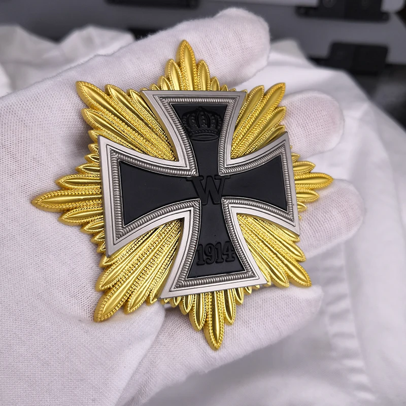 Немецкий Железный значок с крестом военные Медали брошь WWI Deutsche вермахт армейская булавка