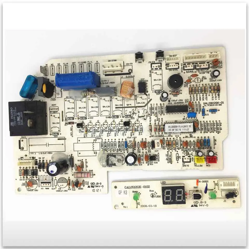 Usado para o Condicionador de ar de Controle do Computador de Bordo Painel de Exibição Set Parte Gal0512gk-0102 2 Gal0902gk-01 Pçs –