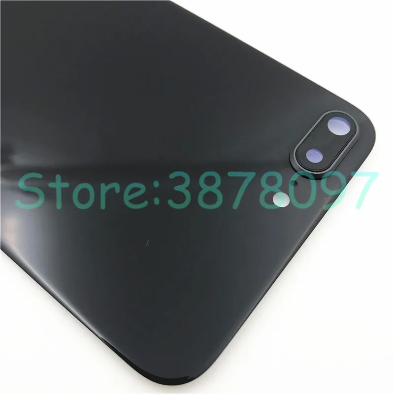 Для Apple iPhone 8 Plus iPhone8+ Plus задняя крышка батарейного отсека стеклянный корпус чехол+ рамка для камеры объектив+ логотип