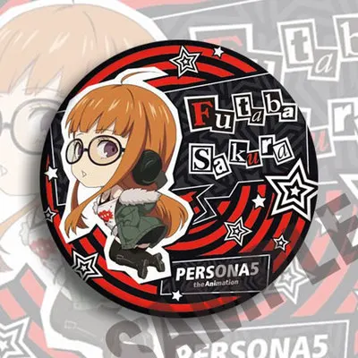 Бесплатная доставка Persona 5 Hero Joker Phantom вор Anne Takamaki Ryuji Sakamoto Morgana Akira Kurusu Okumura значок