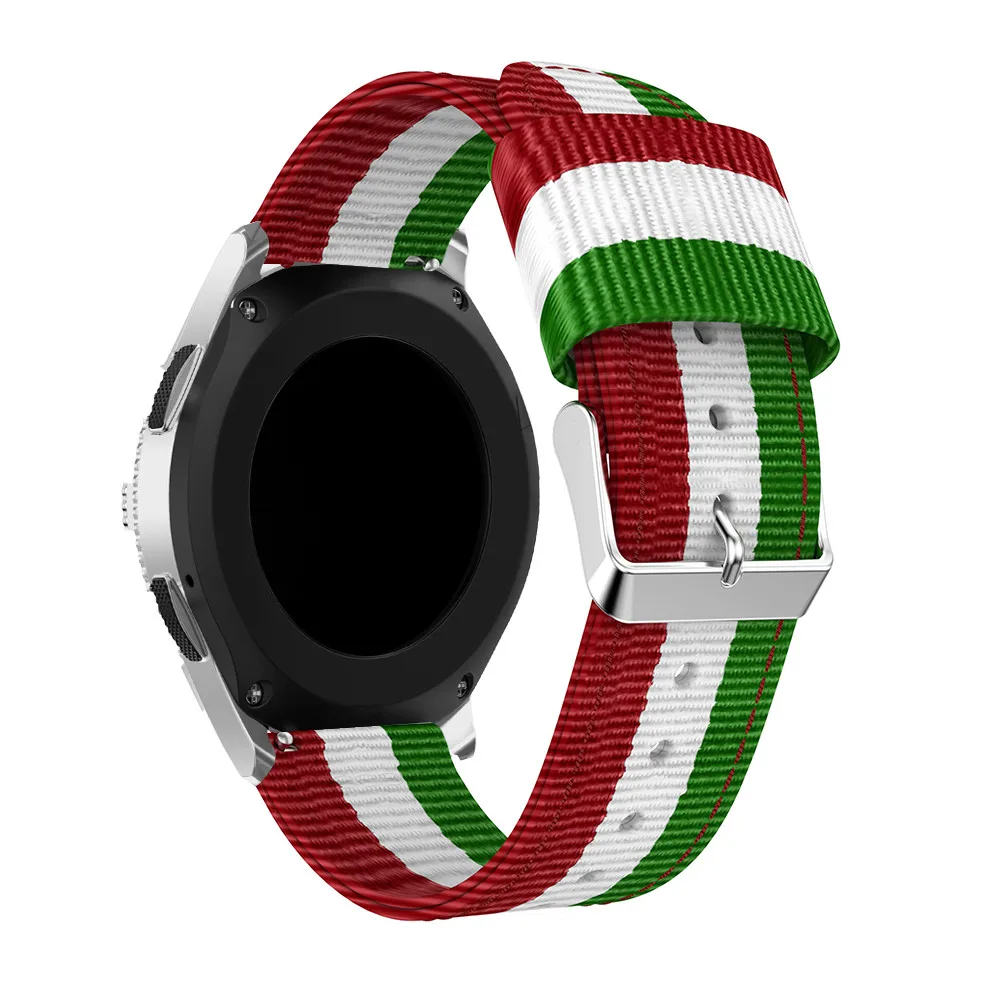 22 мм тканый нейлоновый ремешок для спортивных часов Ремешок Для Xiaomi Huami Amazfit Stratos Pace 2 2 S сменный ремешок для наручных часов браслет