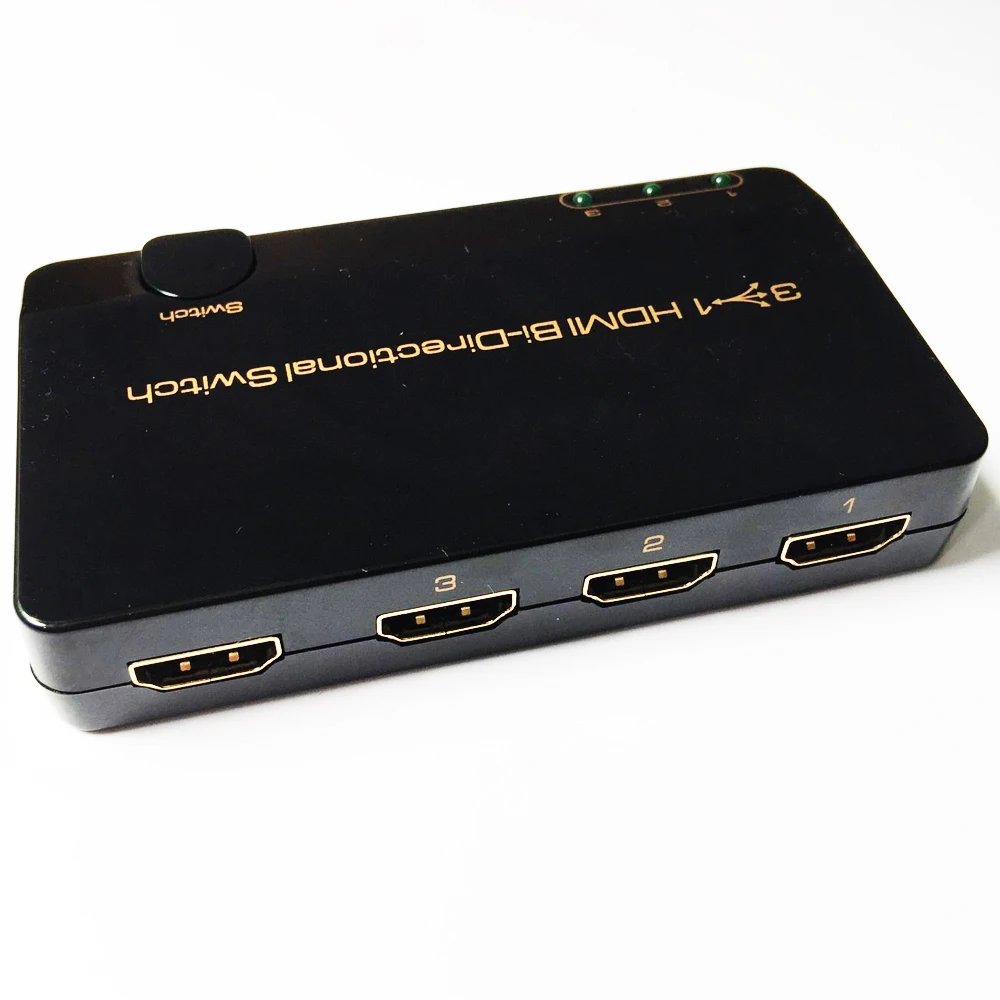 Hdmateries 3-портовый 4K HDMI двухнаправленный коммутатор сплиттер 3X1 или 1X3 селектор