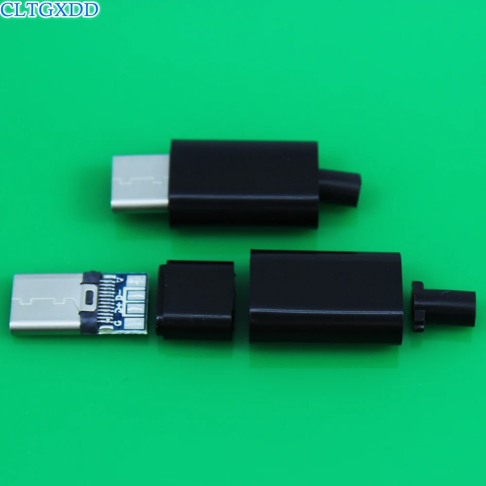 Cltgxdd 4 в 1 Micro USB штекер usb терминал разъемы тип сварки хвост зарядки разъем белый