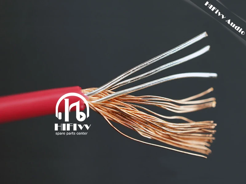 Hi Fi кабель для динамиков Hifivv посеребренный главного динамика 4 жильный