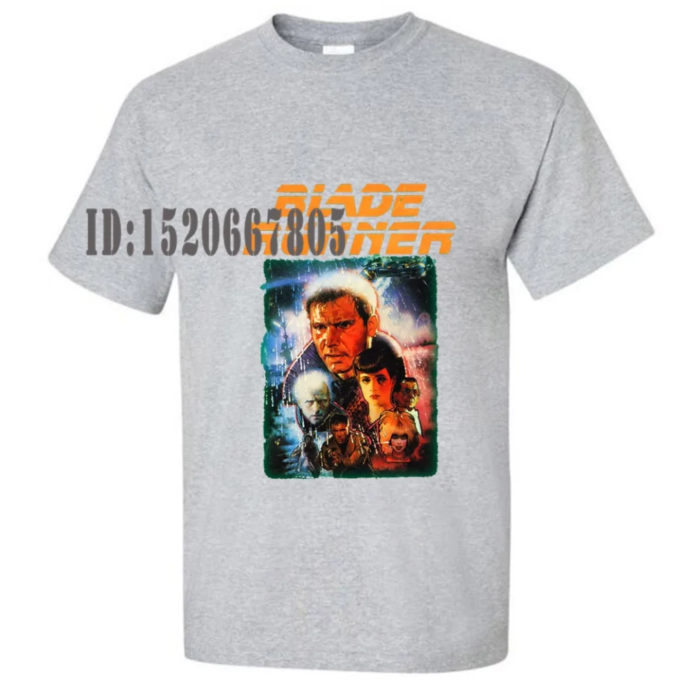 Blade Runner хлопок o образным вырезом футболки модные Летний стиль Фитнес брендовые