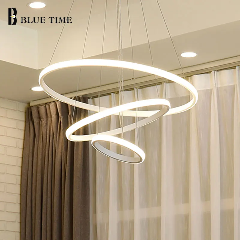 Современный домашний светодиодный подвесной светильник Bule Time для гостиной