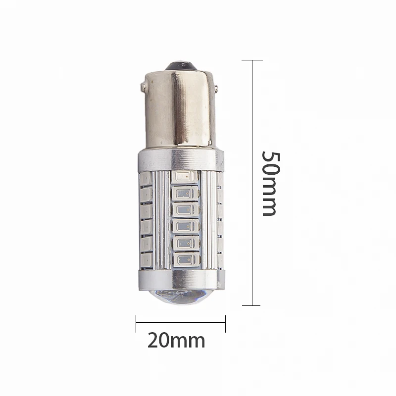 Светодисветодиодный RXZ P21W P21/5W 2 шт. 1156 1157 BA15S BAY15D 33smd светодиодная лампа для