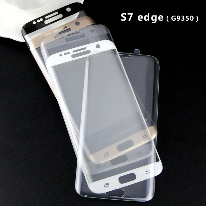 Защитное стекло с полным покрытием 3D для samsung galaxy s7 защита экрана закаленное edge