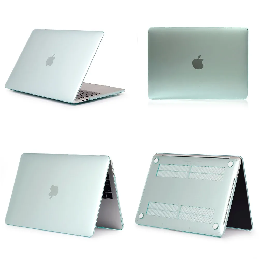 Распродажа, матовый чехол для ноутбука с кристаллами для Macbook Pro retina Air 11 12 13 15 дюймов, для mac new Air/pro с сенсорной крышкой