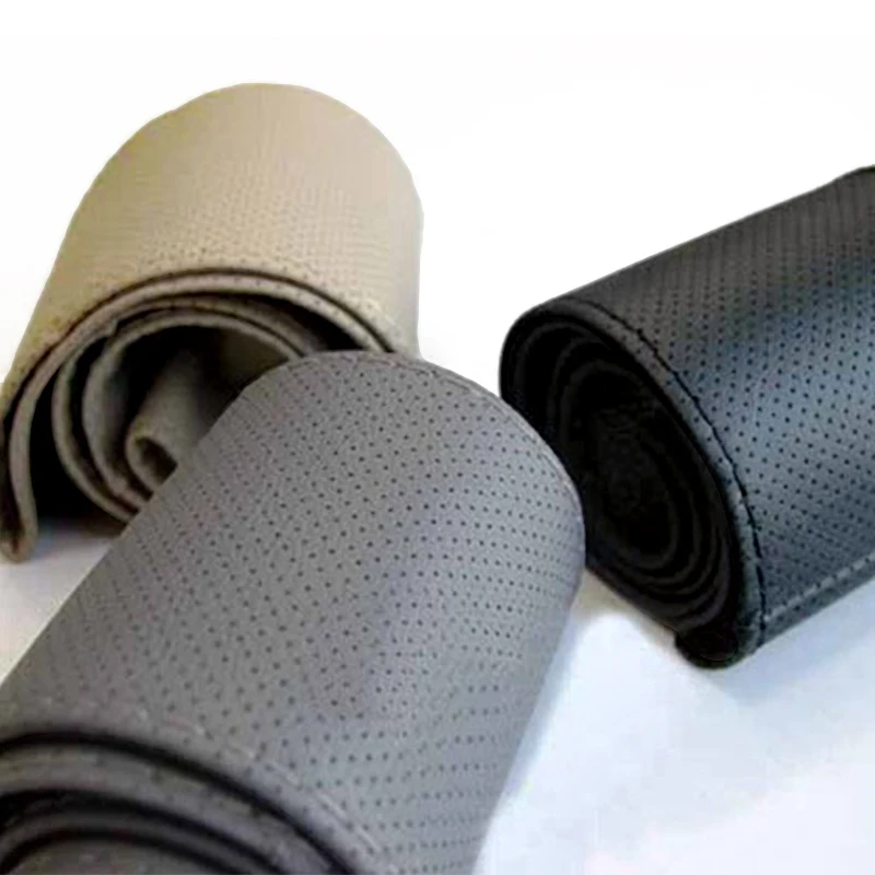 BOOMBLOCK чехлы из искусственной кожи для рулевого колеса наклейки VW Golf 4 7 5 MK4 Mazda 6 cx