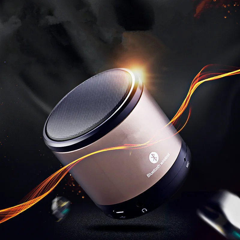 Мини портативный динамик беспроводная bluetooth-колонка s FM с мощными басами аудио