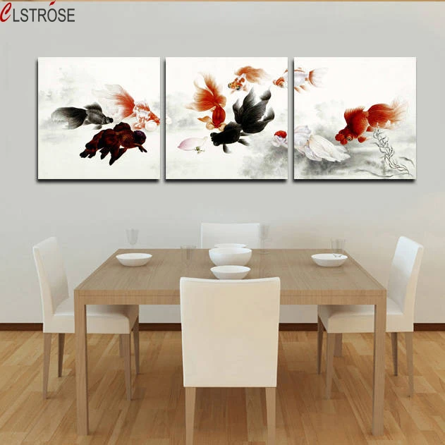 CLSTROSE Топ модный настоящий квадратный без холста бесплатная доставка китайский Koi