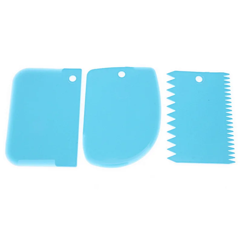 3pcs blue B 73 шт./компл. торт двухсторонний, для украшения рта комплект DIY украшения торта чехол выпечки набор силиконовые мешки муфты скребки цветок - Цвет: 3pcs blue