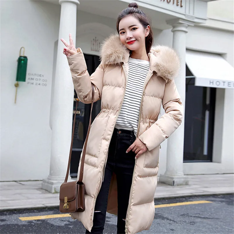 Зимняя женская пуховая куртка из хлопка новинка 2018 утепленная верхняя одежда
