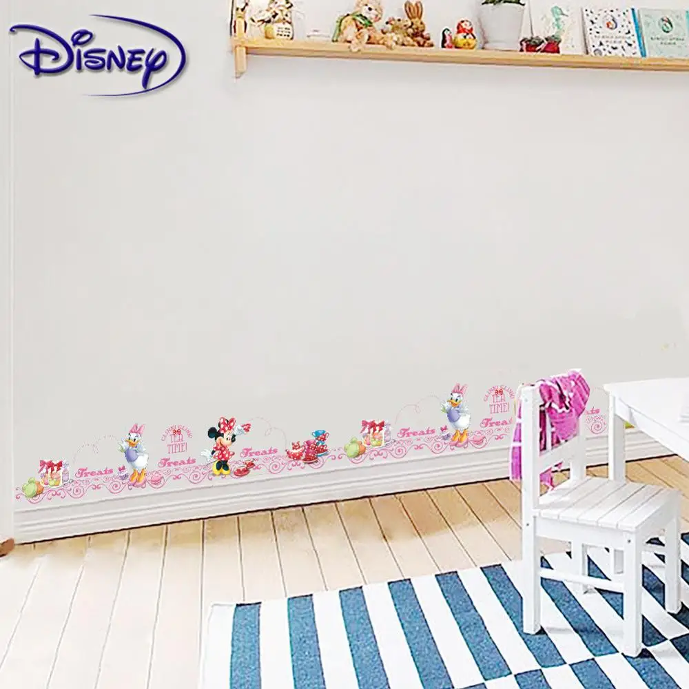 Наклейки Disney Микки и Минни милые экологичные наклейки украшение для детской
