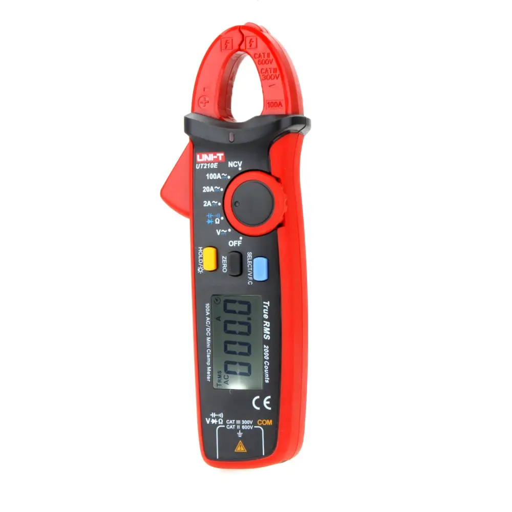 UT210E True RMS цифровой мультиметр мини AC/DC ток щипцы диагностический инструмент