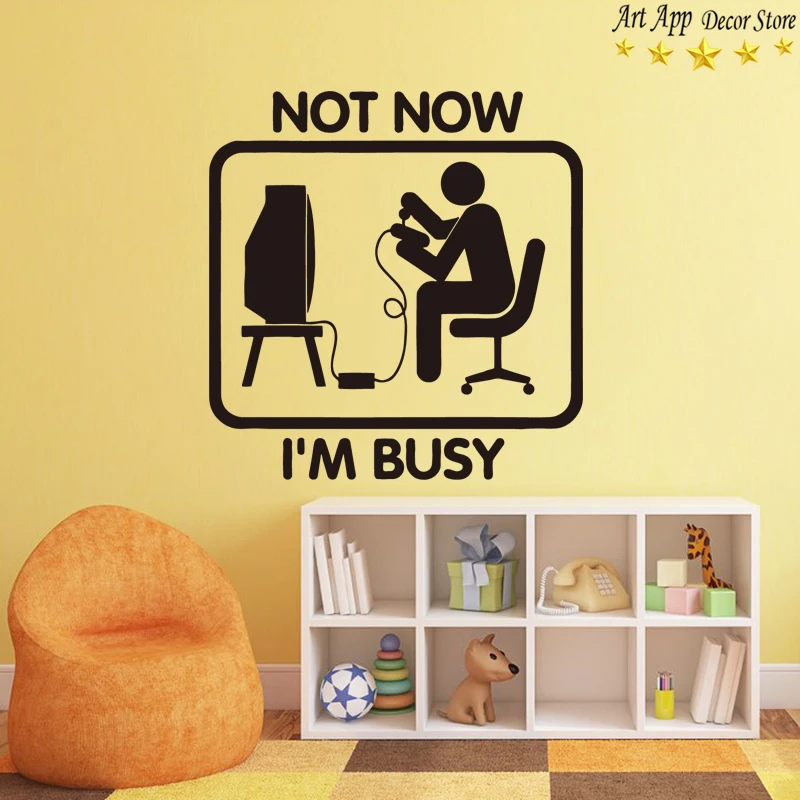 Art design cheap home decoration vinyl play wall sticker games waterproof PVC house decor cartoon decal in bedroom | Дом и сад