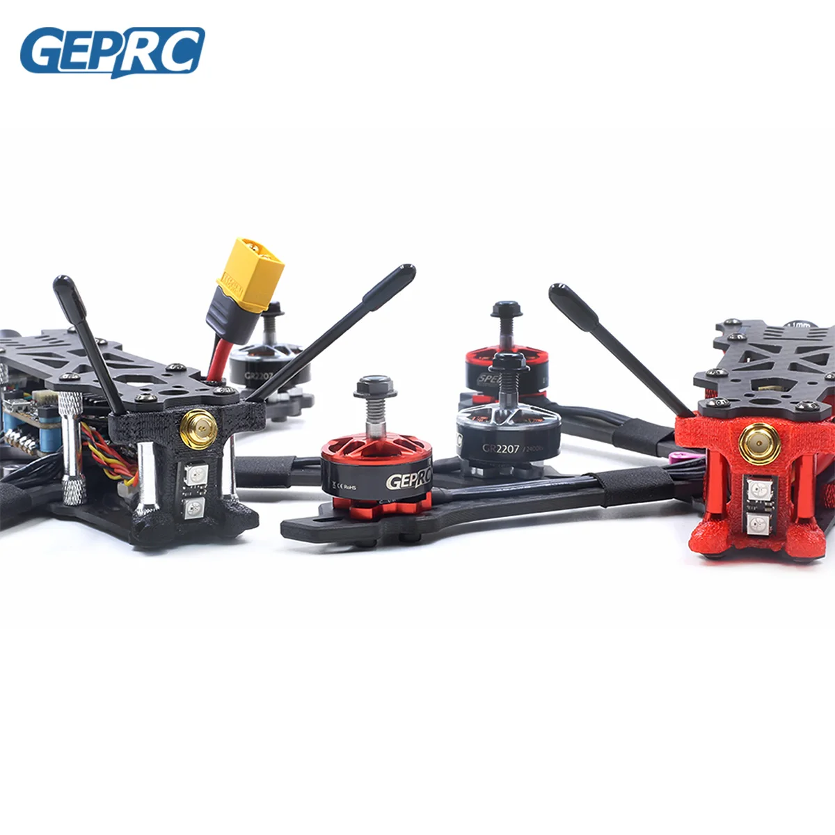 GEPRC детали из ТПУ с 3D-принтом для рамы дрона Mark 2 FPV камеры фиксированное Крепление+ фиксированное Крепление шнура питания+ фиксированный чехол для крепления антенны