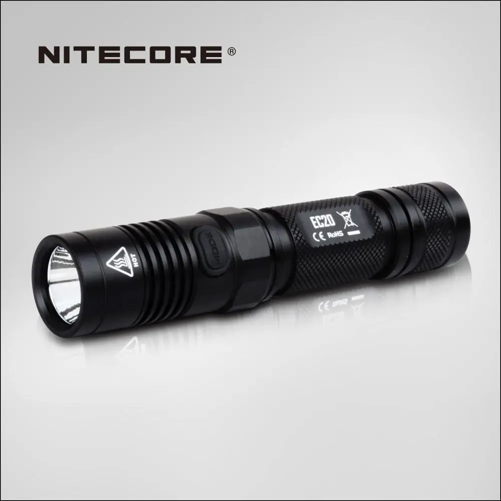 Вспышка Nitecore EC20 для работы одной рукой 960 люмен 4 режима ослепляющий яркий