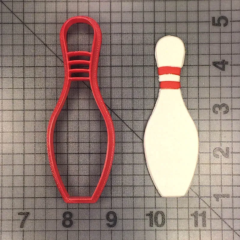 Спортивная серия резак для печенья набор на заказ 3D печатных Боулинг теннисные