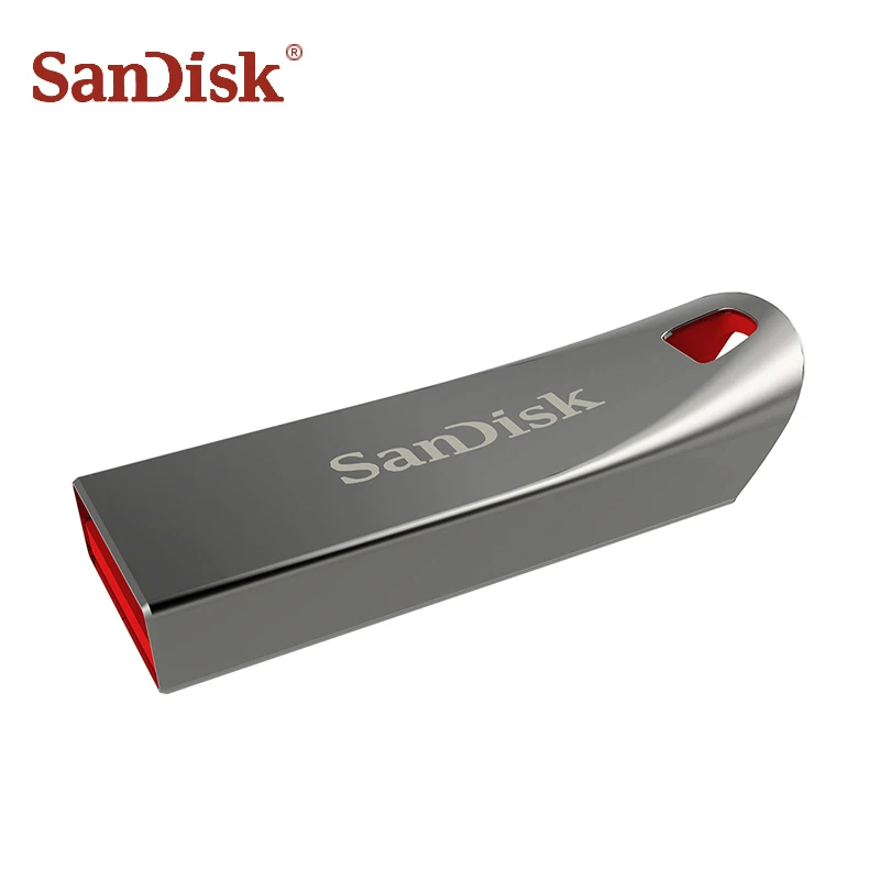 SanDisk металлический USB флеш накопитель 64 ГБ 32 2 0 Флешка 16 8 карта памяти Флеш usb