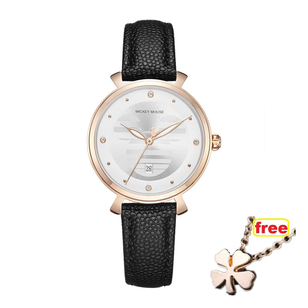 Оригинальные женские часы бренда Disney с Микки Маусом Южная rhinstone японские